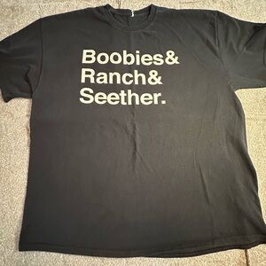 Seether Band TShirt Size tag missing but is a XXL.